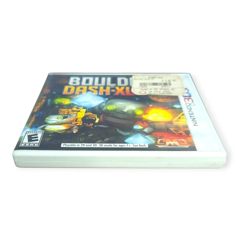 Boulder‎ Dash XL 3D Nintendo 3DS Game Cartridge Case Manual